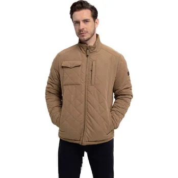 Dívčí bunda Pánská bunda VOLCANO-J-STONY -102-BEIGE Béžová M