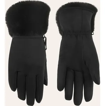 POIVRE BLANC FLEECE-WO/F STRETCH FLEECE GLOVES BUBBLY BLACK Velikost rukavic: L