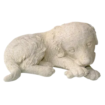 Zahradní dekorace Soška ležícího štěňátka