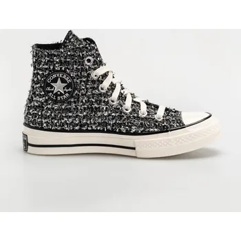 Pánská móda Converse Chuck 70 Hi (black/silver/egret) 40, černá