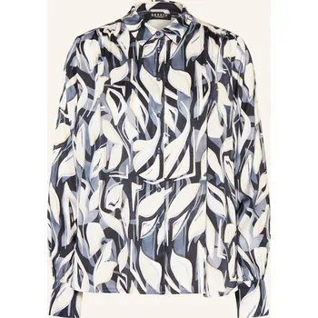 Dámská halenka Desoto Dámská Košile Lena Ze Saténu, bílá / šedá / černá, 38