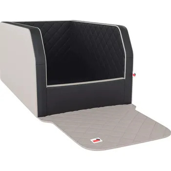 autosedačka pro psa Mypado Autosedačka pro psy na zadní sedadlo Travelmat diamant krémová Velikost: XL