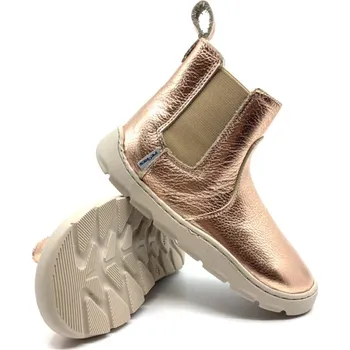 Dívčí zimní obuv Barefoot zimní Pegres Skinny Chelsea SBF 58W měděná 33, Vnitřní délka boty: 20,5 cm, Vnitřní šířka boty: 8,0 cm