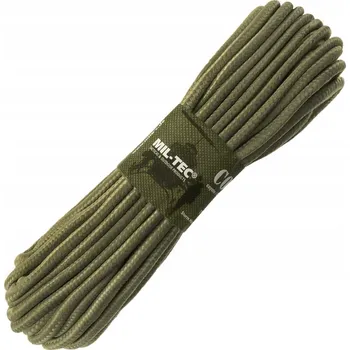 Lany TEESAR USA Padáková šňůra TEESAR (padákovka) paracord 550 oliv 15,24 m