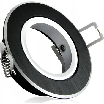 Bodové svítidlo Stropní zapuštěné svítidlo Polux 8 W GU10 8,4 cm černé