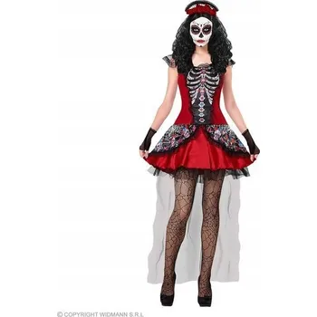 Karnevalový kostým Kostým Mrtvá Seniorita Mexičanka Halloween M