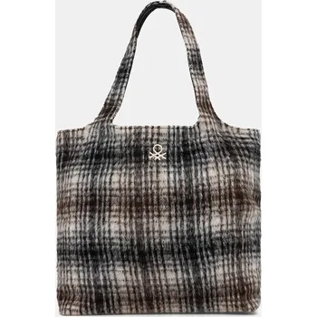 Kabelka Oboustranná kabelka United Colors of Benetton černá barva, 6I4BDY08N 99X, vel. ONE SIZE