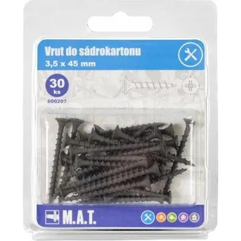 Vrták Šrouby do sádrokartonu M.A.T. Group 3,5 x 45 mm 1 ks