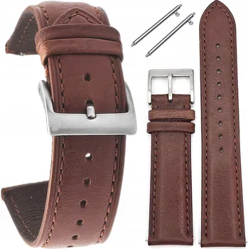 Řemínek na hodinky Solidní kožený řemínek k hodinkám Univerzální LIMITED 20 mm