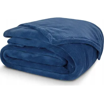 Prostěradlo Přehoz TextilCentrum.cz polyester 150 cm x 200 cm modrý