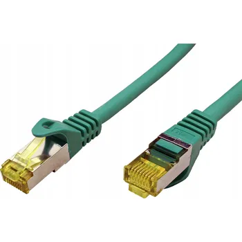Síťový kabel Goobay RJ-45 CAT7 10m síťový kabel S/FTP (S-STP) zelený