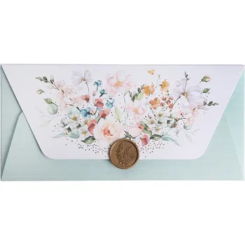 Obálka Dárková obálka 23x11 cm Artebene Wedding Wild Roses