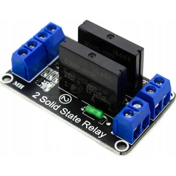 Relé Relé MSALAMON SSR Relé Modul 2 kanály 5V High pro Arduino