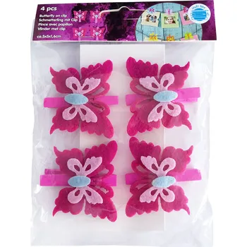 Interiérové dveře Motýl na klipu 4ks