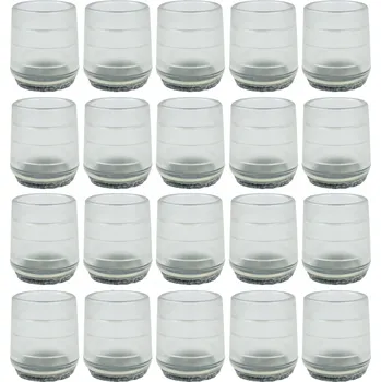 Podložka pod nábytek 20x Návleky 22 mm, ochranné krytky s filcem na nohy židlí a stolů
