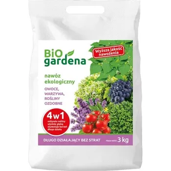 Hnojivo Organické, přírodní hnojivo BiOgardena granulát 3 kg 3 l