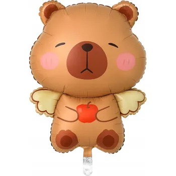 Balónek Foliový balónek Kapybara Anděl – 46 x 69 cm