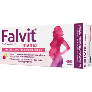 Falvit mama vitamíny pro těhotné ženy a kojící matky, 30 tablet