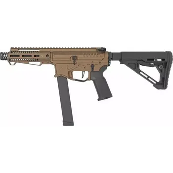 Airsoftová zbraň Airsoftová zbraň PW9 Mod 1 Garde Nebula 6" M-Lok - bronzová, ETU, Zion Arms