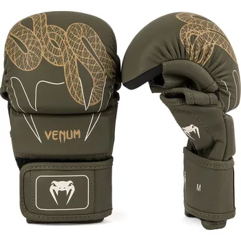 Bojový sport Venum Serpenti Sparring Gloves - Khaki/Bronze/Ivory Velikost: M
