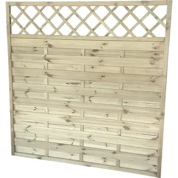 Drážkový plot s roštem rám 44 mm - různé velikosti