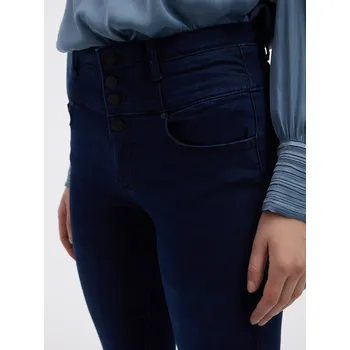 Dámské džíny Tmavě modré dámské džíny skinny fit ORSAY