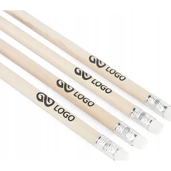 Grafitová tužka Reklamní TUŽKY s potiskem dřevěné tužky NIK, 100 ks.