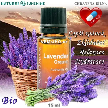 Vonný olej ❤️ Nature’s Sunshine Esenciální olej | LAVENDER | Levandule | AKCE:   - 90 % SLEVA ❤️ 15 ml ❤️ Nature’s Sunshine® USA - KVALITNÍ 100% Přírodní doplňky stravy, kosmetika, esenciální oleje, příslušenství Natures Sunshine ❤️ VEMsiHO.cz - CHRÁNĚNÁ DÍLNA ❤️