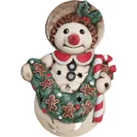 Sněhulka keramická vysoká 54 x 28 vánoční dekorace sněhulák keramika