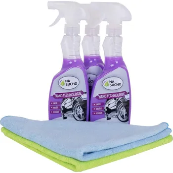 3x 500ml Ultra nano čistič auto + 2x utěrka