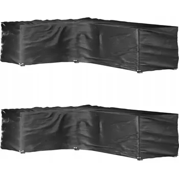 Krycí plachta Zahradní obal na soupravu 260 x 210 x 80 cm černý