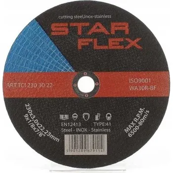 Řezný kotouč Řezný kotouč na kov 230x3,0x22 úhlová bruska flex disk INOX