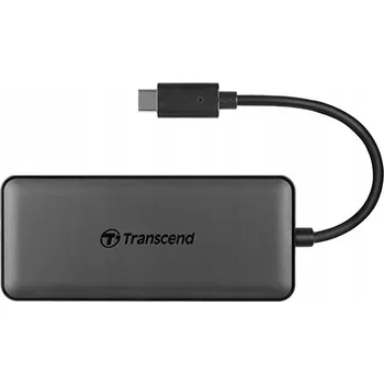 USB hub Čtečka paměťových karet Transcend TS-HUB5C 3-portový HUB