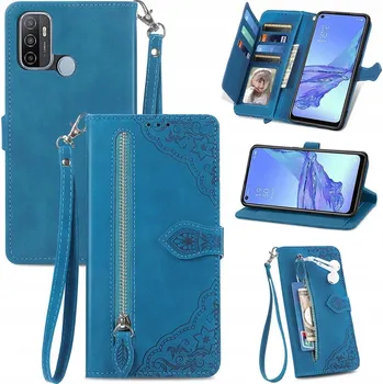 Pouzdro na mobilní telefon Flipové pouzdro pro OPPO A53 2020, modré