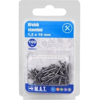 Hřebík Univerzální hřebíky M.A.T. Group 1 x 1 mm 0,02 kg / 1 ks