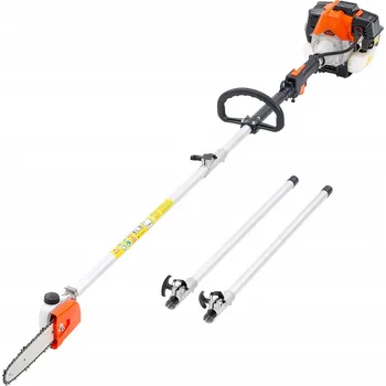 Pila SucceBuy Benzínová Řetězová Pila 1,2KM 33CM3 2,04–3,54M Teleskopická Pila