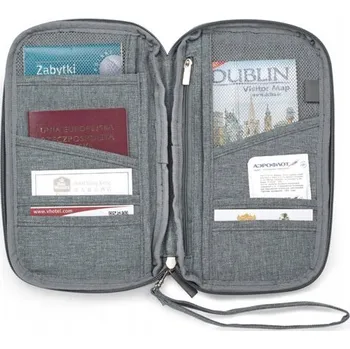 Peněženka Pouzdro na cestovní pas Blue Collection Marco šedé