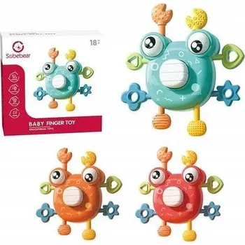Hračka pro nejmenší SENZORICKÁ HRAČKA PRO DĚTI BABY FINGER TOY - INTERAKTIVNÍ, 18M+