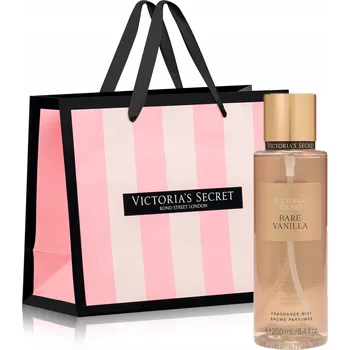 Tělový sprej Victoria Secret Bare Vanilla - Tělová mlha 250 ml + Taška - Dárek