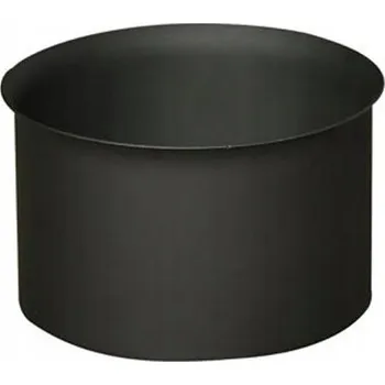 Kouřovod Kouřová zděř pro komíny 150mm, tloušťka 1,5mm, černá