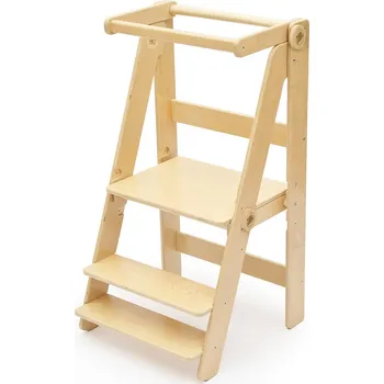 Dřevěná hračka Rostoucí učící věž skládací 92cm