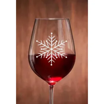 Sklenice Sklenička na víno Vločka 350 ml 1 ks