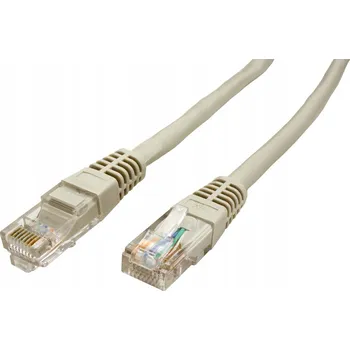 Síťový kabel Patchcord Value U/UTP 5e RJ45 / RJ45 20 m šedý