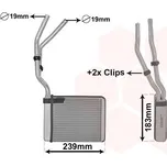 Výměník tepla, vnitřní vytápění VAN WEZEL 18006364