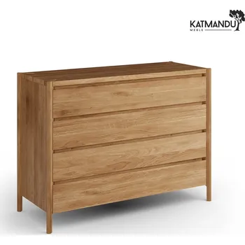 Komoda KATMANDU Komoda se zásuvkami z dubového dřeva Campi