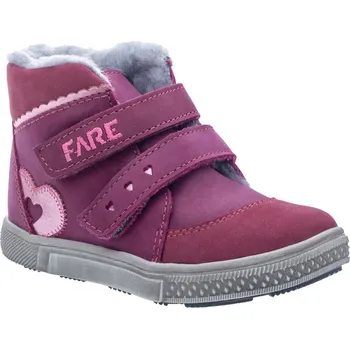 Dívčí zimní obuv FARE KLASIK DENIMKY dětské zimní kotníkové boty fialová - Velikost(EUR) 24 2141192