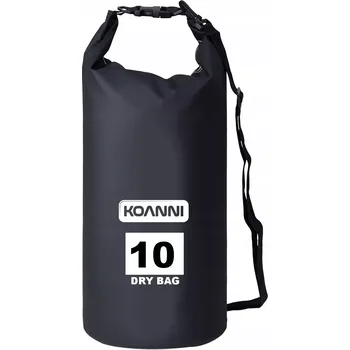 Sportovní batoh VODOTĚSNÝ BATOH SUCHÝ TAŠEK DRY BAG KOANNI 10L TAŠKA (Voděodolná taška KOANNI je vyrobena z vysoce kvalitní 500D PVC tkaniny a dosahuje třídy ochrany IPX6. Ochrání obsah před vodou, deštěm, sněhem, blátem a pískem a udrží vás v bezpečí během vašich dobrod