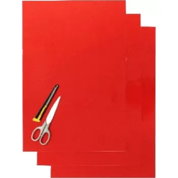 Polep vozidla Blackbird folie polepovací silnostěnná /balení 3 archy/ červená