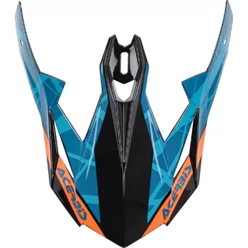 Helma na motorku Acerbis kšilt přilby Acerbis TRACK 22-6, TRACK 22-6 MIPS černá/zelená