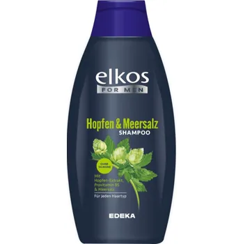 Šampon Elkos Men Intense pečující šampon s výtažkem chmelu a obsahem Provitaminu B5 500ml